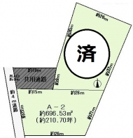 犢橋町178-1と182の一部金子貸地2分割A2