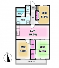 SKマンションC　平面図