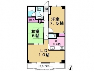ｱｰﾊﾞﾝｺﾝﾌｫｰﾄ1006間取り図