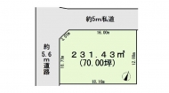 犢橋町1630-3敷地図